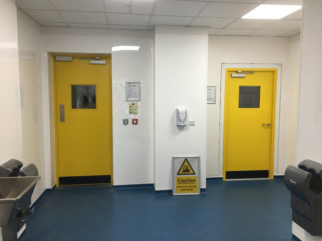 internal ped doors